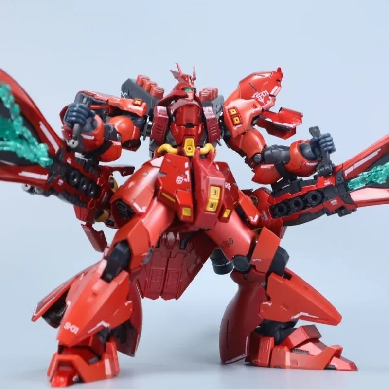 Pre-Order Coming Soon FA-01 Super Alloy-Sazabi 1/100 Scale Deformed Toy Alloy Finished Product Action Figure Toy Gift Collection