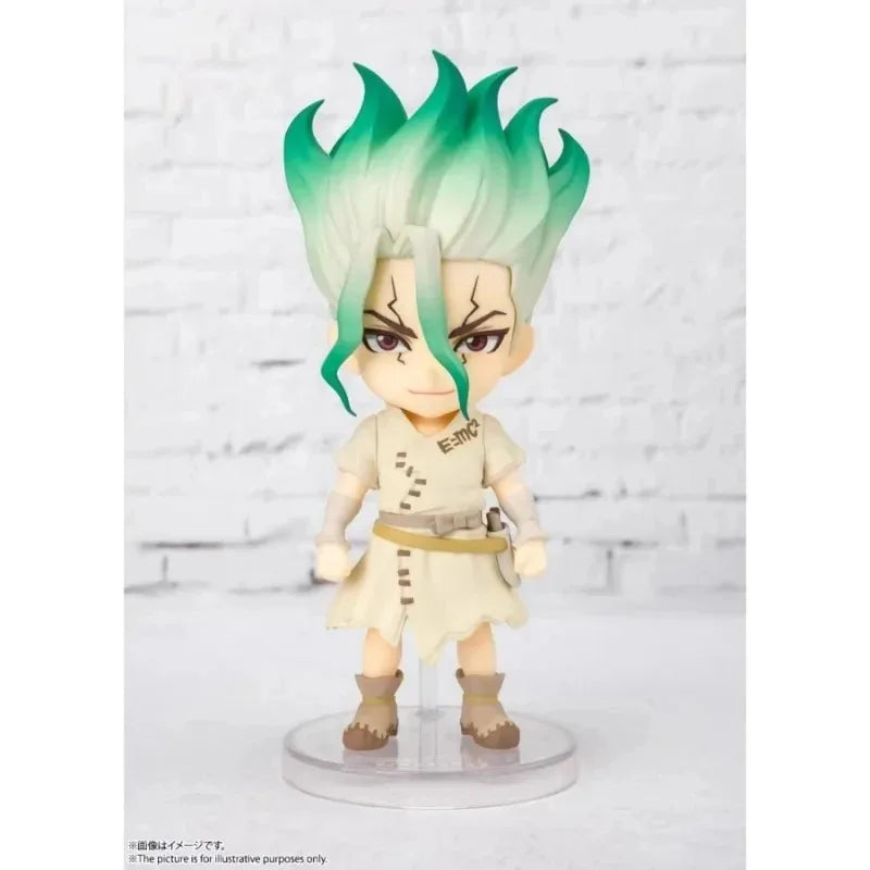 Bandai Dr. Stone Figuarts Mini Q Version Asagiri Gen Kohaku Tsukasa Shishio Ishigami Senku From Model Toy Christmas gift WY