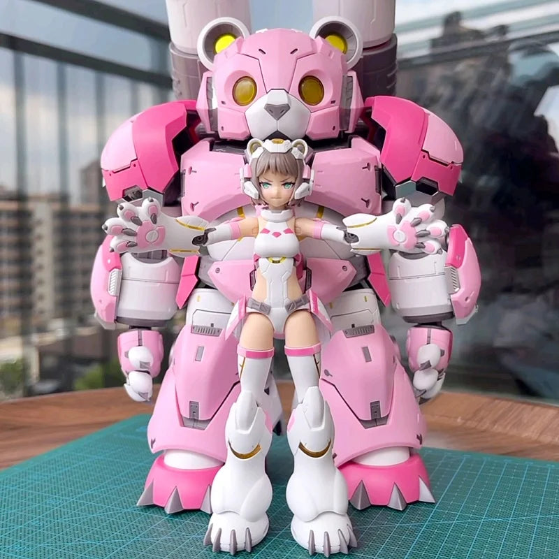 In Stock Original Soul Girl Lazy Seven Sins Mecha Girl Action Figure Cool Hani Hug Coconut Crash Rhino Model Surprise Toy Gift