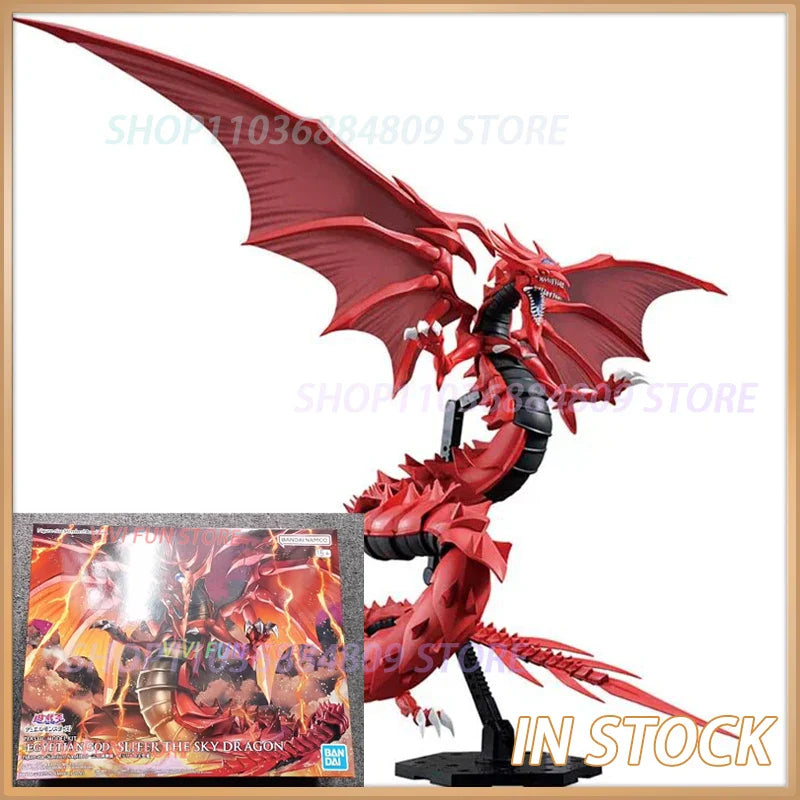 Auf Lager Original BANDAI FRS ÄGYPTISCHER GOTT SLIFER DER HIMMELSDRACHE Der geflügelte Drache von Ra Montagemodell Spielzeug FIGURE-RISE Yu-Gi-Oh!