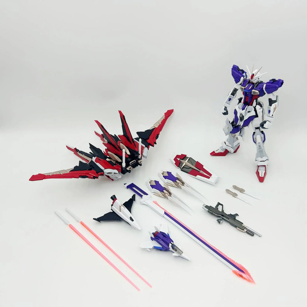 1/100 MG Force Impulse Eagle EG-01A ZGMF-X56S/α Action Figure Assembly Model Kits Alloy Skeleton Plastic Robot Collection Toys