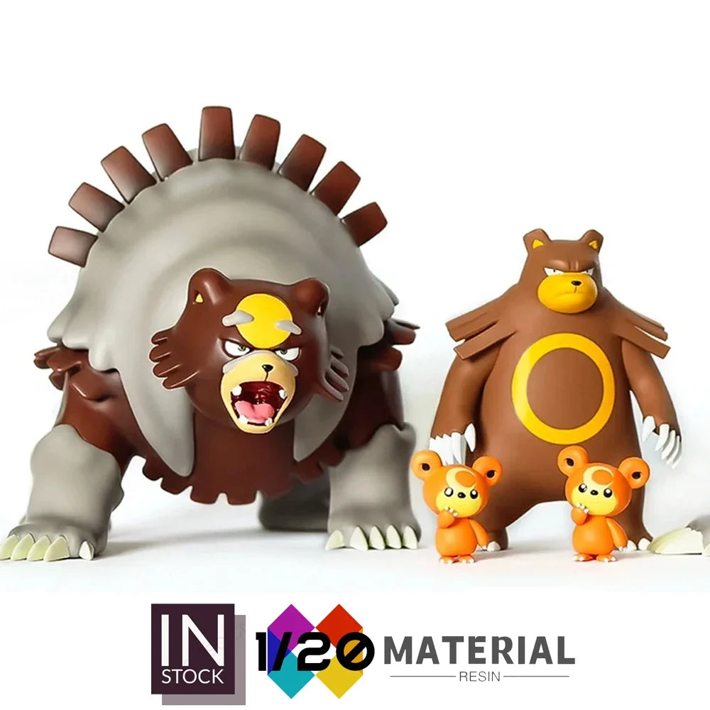 [In Stock]1/20 Resin Scale World [SXG] - Teddiursa & Ursaring [Split RE-MENT]