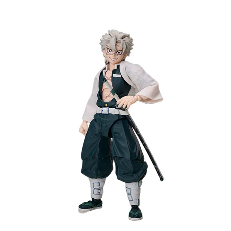 In Stock Original Genuine ANIPLEX BUZZmod. Shinazugawa Sanemi & Genya Demon Slayer Action Anime Figure Collectible Model Dolls