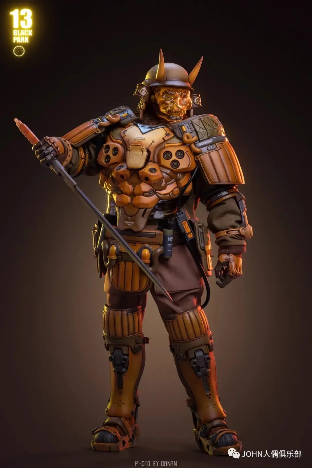 Original BLACK13PARK B13 Tiger 1/6 Gouf Heavy Arms Type Action Figure Model Toys 12-inch Collection Scene Ornaments Hobby Gifts