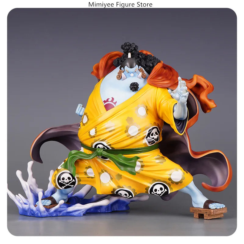One Piece Jinbe Knight of the Sea Seven Warlords of the Sea 25cm Large Anime Figure Statue Desktop Decoration Gift
