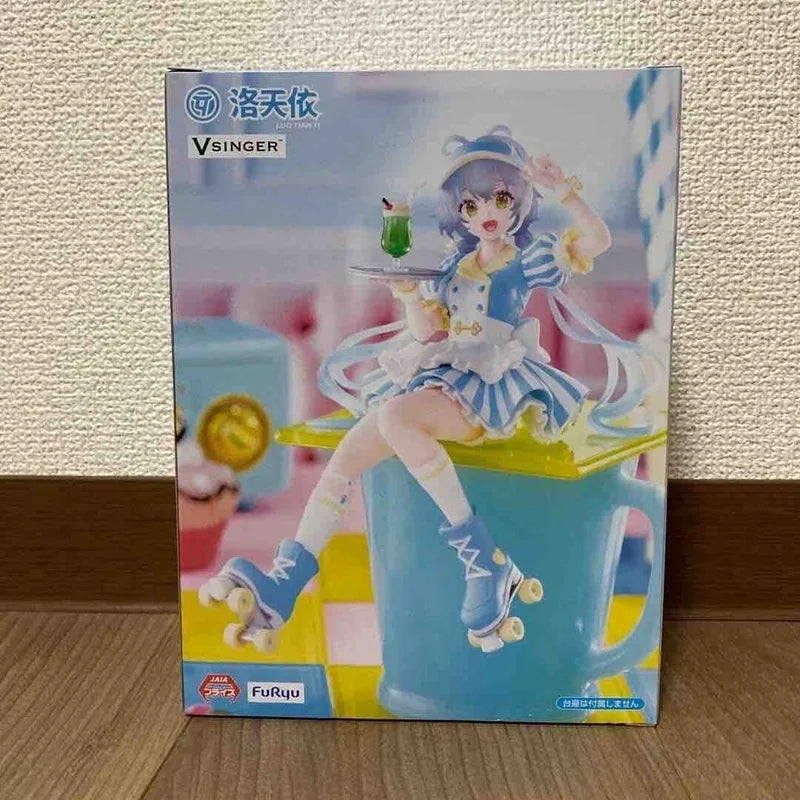 Original FuRyu Luo Tianyi Waitress ver. Noodle Stopper Anime Figure Action Figure Model Figurine Collection Toy
