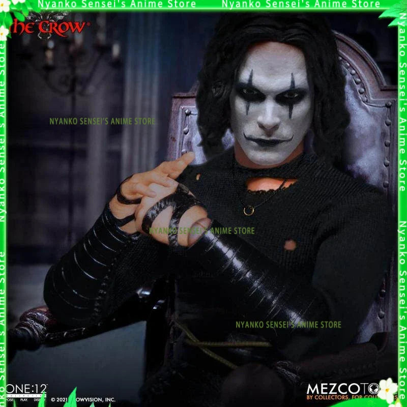 Auf Lager Mezco Toyz Eric One:12 The Crow 1994 Film-Version. 17cm Actionfigur Anime Model Trendiges Spielzeug Schreibtisch Sammlerstück