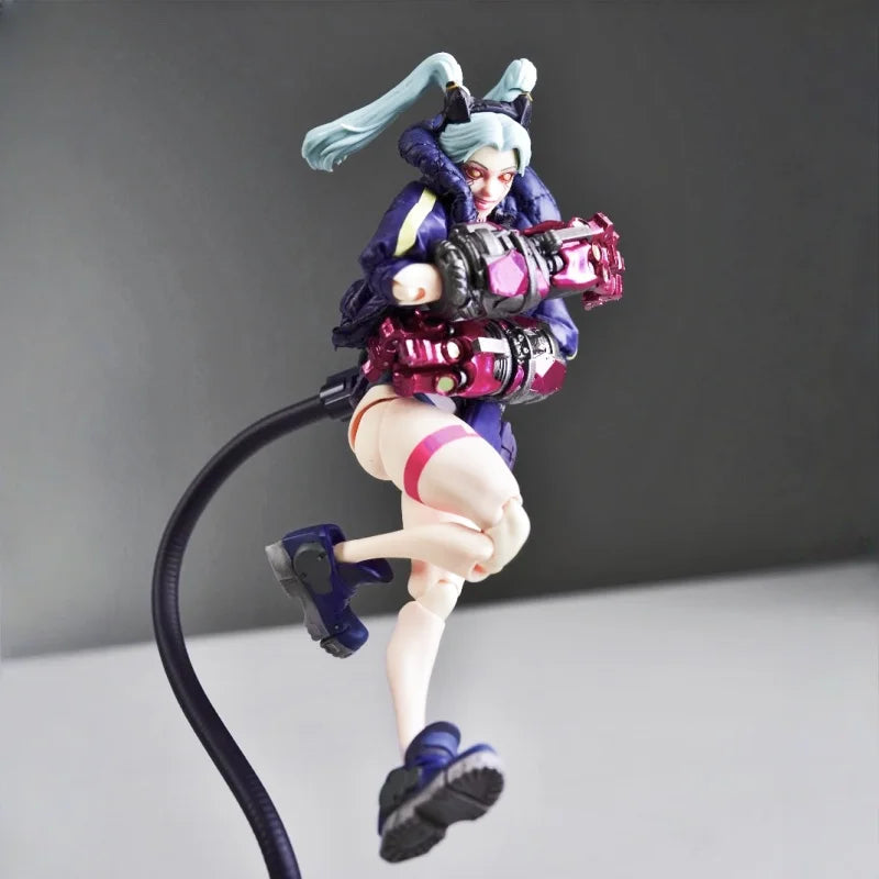In Stock 1/12 Romankey Gun Girl Jessica Aster Action Figure Girlpla Frame Arms Girl Cyberpunk Edgerunners Rebecca Anime Toys