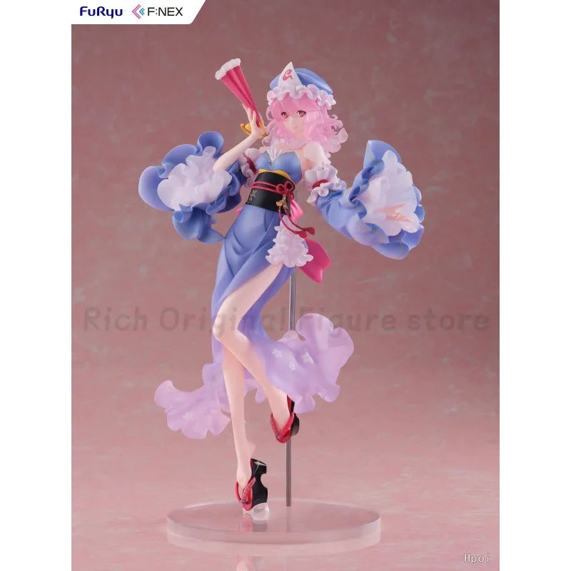【In Stock】Original F:NEX Touhou Project Saigyouji Yuyuko Illustration By Ideolo 1/6 Scale Anime Figure Model Toys Ornaments