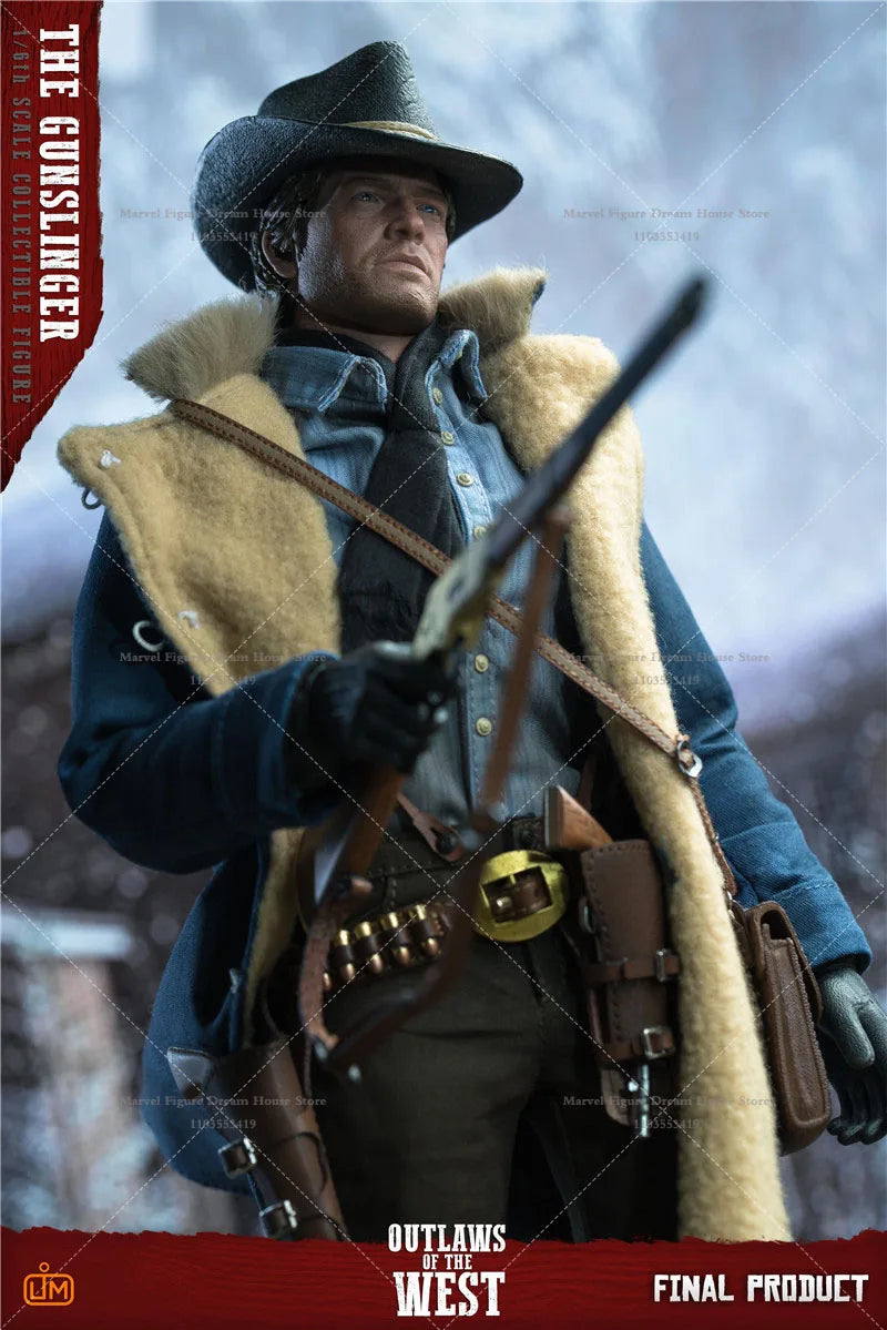 In Stock LIMTOYS LIM008 1/6 Scale Western Cowboy Outlaws The God of Gunner John 12-inch Full Set Action Figure Male Soldier Toys