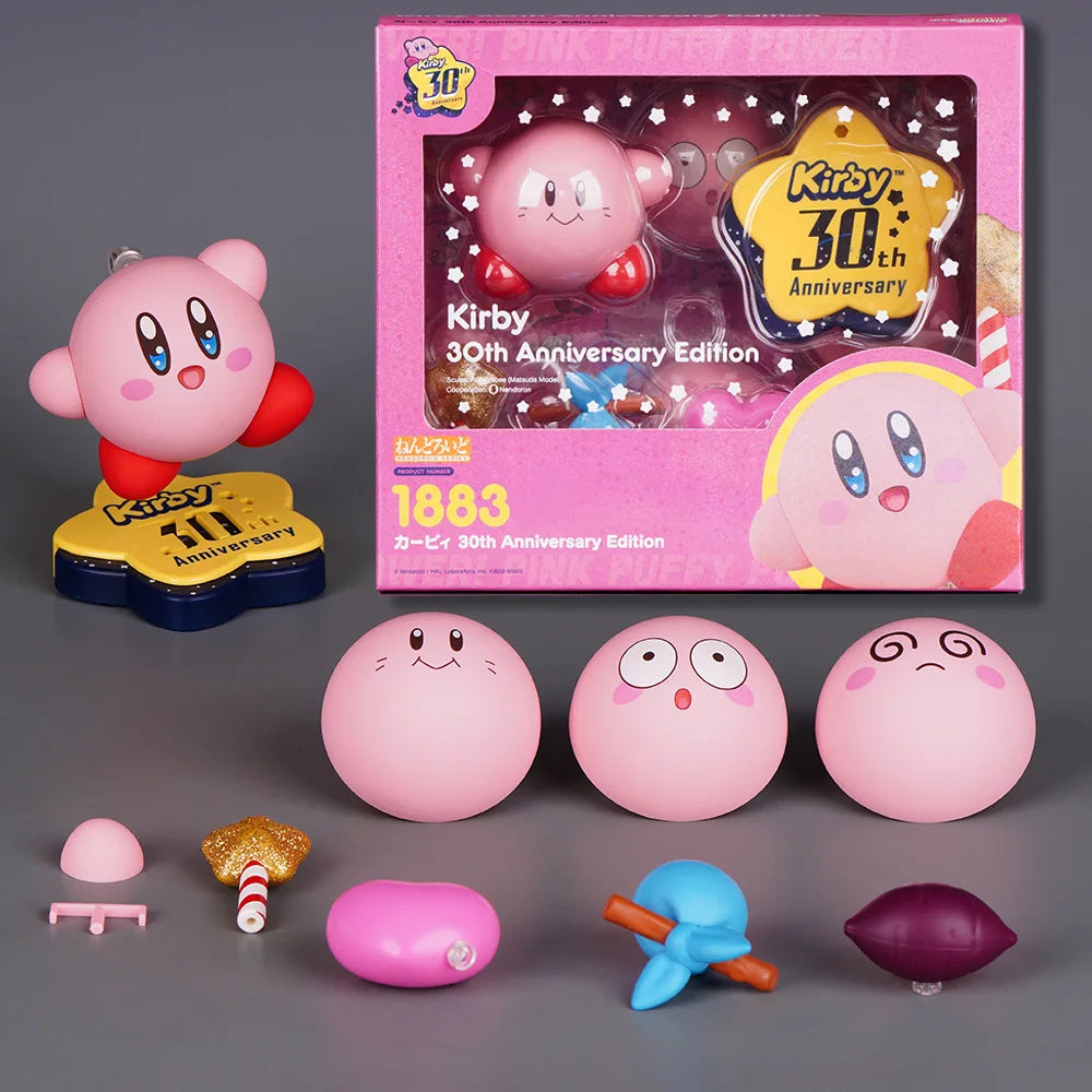 Kirby 30th Anniversary Edition Magnetic Multi Accessory Q-Version Model 1883 Star Kirby Anime Figure Anime Figure Collection Toy