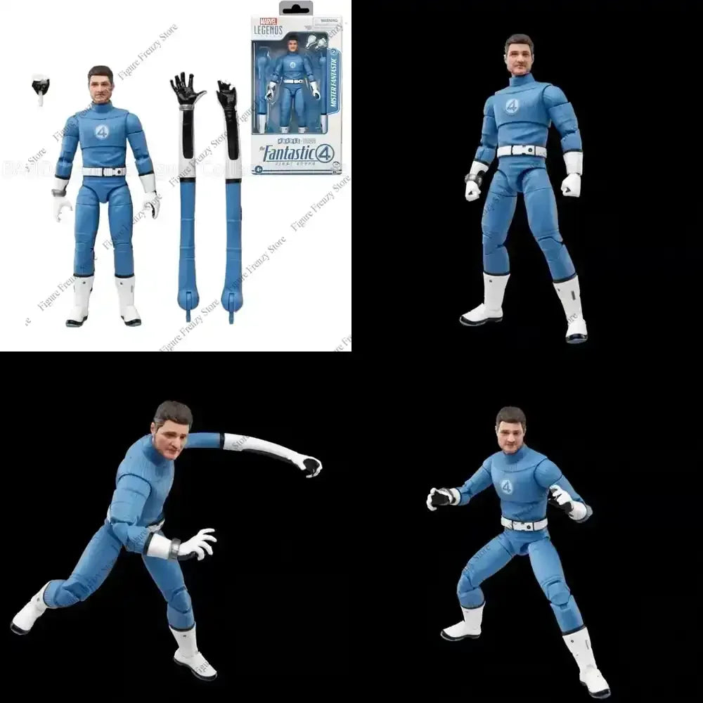 Sonderangebot Auf Lager Original Marvel Legends Fantastic Four Mr. Fantastic Retro Collection Actionfiguren Spielzeug Geschenke für