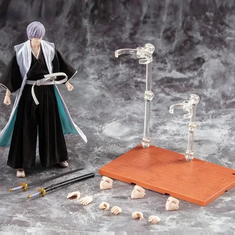 Dasin/Great Toys/GT Bleach Kurosaki Ichigo Aizen Sousuke Ukitake Jushiro Ichimaru Gin 18cm/7inch 1/10 SHF Action Figure