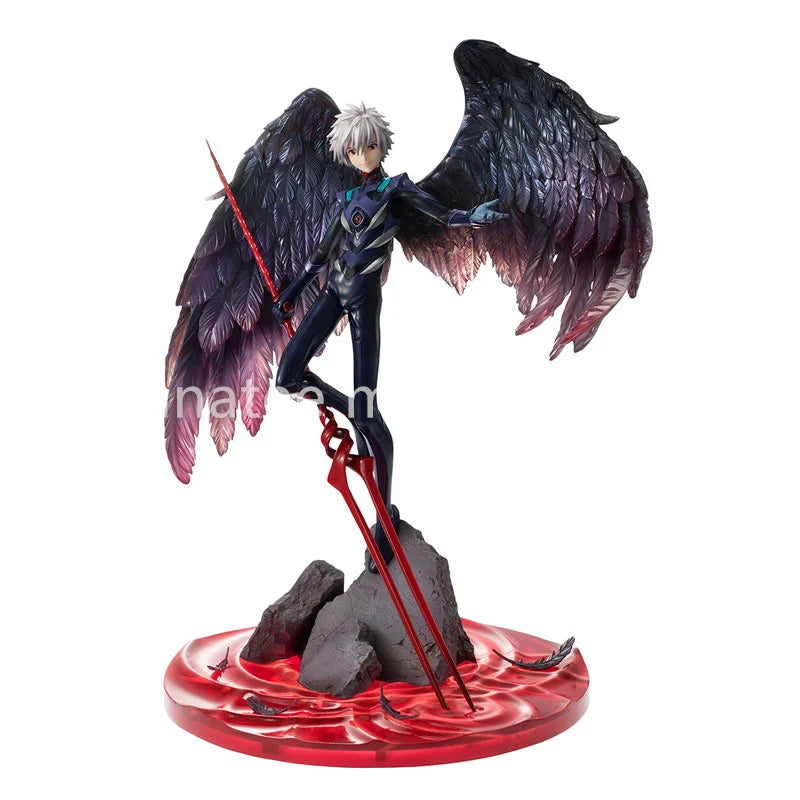 MegaHouse Original Precious G.E.M. Series Rebuild of Evangelion Kaworu Nagisa PVC Action Figure Anime Model Toys Gift
