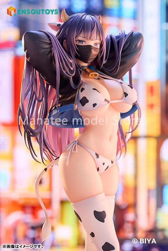 ENSOUTOYS Original BIYA Original Character Yuna: Cow Bikini Ver. 1/6 PVC Action Figure Anime Model Toys Collection Doll Gift
