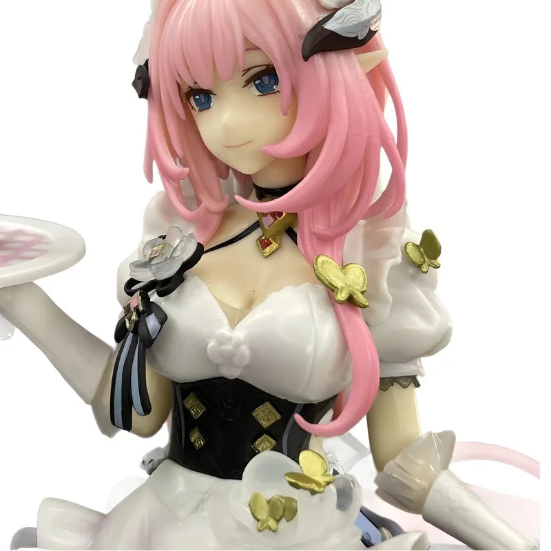 Honkai Impact 3 Elysia Pink Maid Outfit Cute Bishoujo Figure Anime Game Model Ver. Desktop Decor Collectible Toy Fan Gift 24cm
