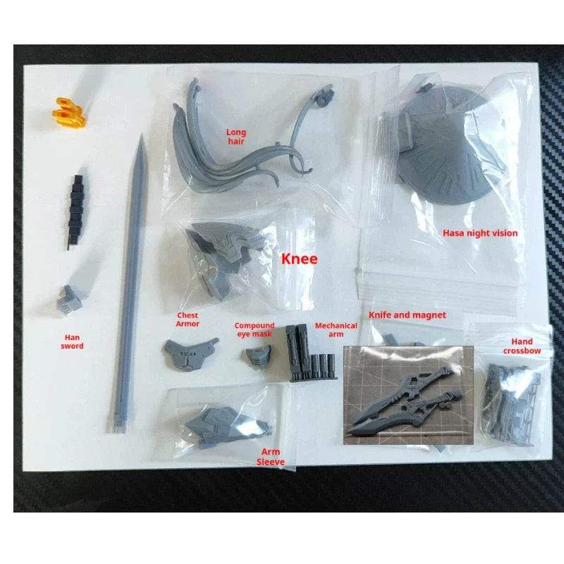 DIY  Movable Core Wei Yuan Type Dark Guard Special Snake Eye Style Mecha Modification Kit No D71 For Robot Model Customization