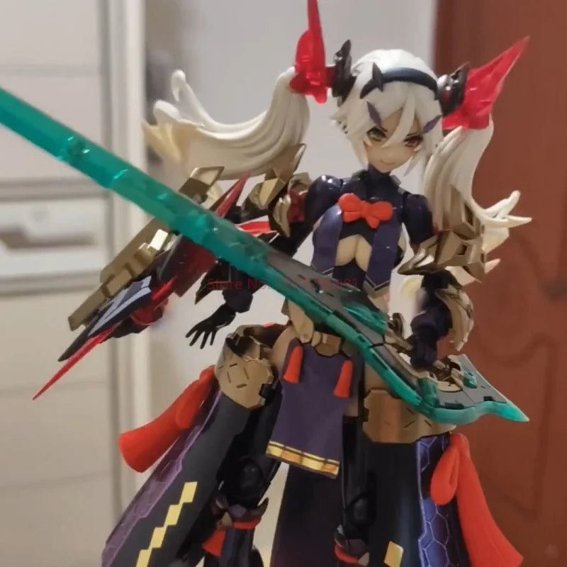 Original Kotobukiya Anime Action Figure Megami Device Auv Susanowo Regalia Assembly Model Kit Collection  Gifts Models Toy Gifts