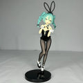 28cm Bunny Girl Miku Action Figure Anime Bicute Bunnies Women'S Solid Figures Collection Ornament Gifts Desktop Decorate Toys