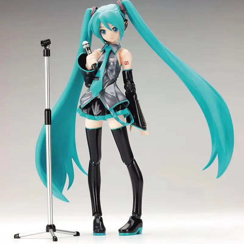 Figma Hatsune Miku Anime Action Figures Movable Joints Contain The Props Desktop Decoration Collection Pvc Model Toys And Gifts