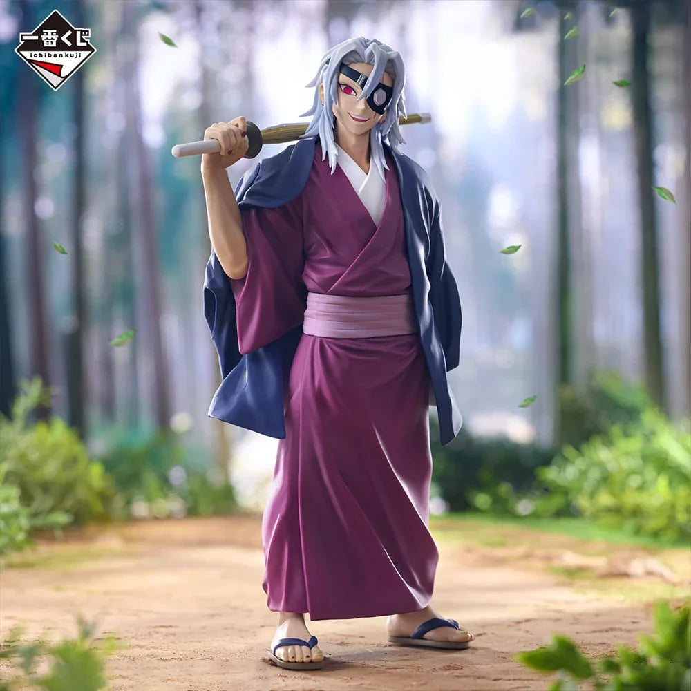 Original in Stock Bandai Spirits Ichiban Kuji Kimetsu No Yaiba - Uzui Tengen Anime Figure Action Figure Model Decoration