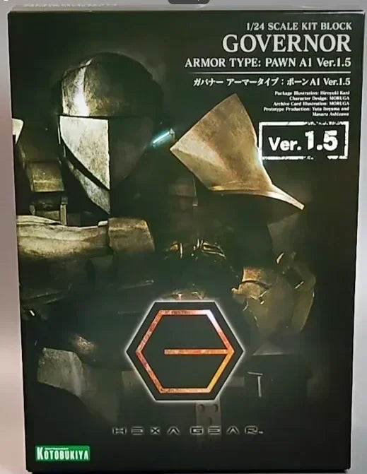 Kotobukiya Original Hexagonal Machine Teeth Soldier A1Ver.2.0 Anime Action Figure Assembly Model Toys  Model Gifts for Boys