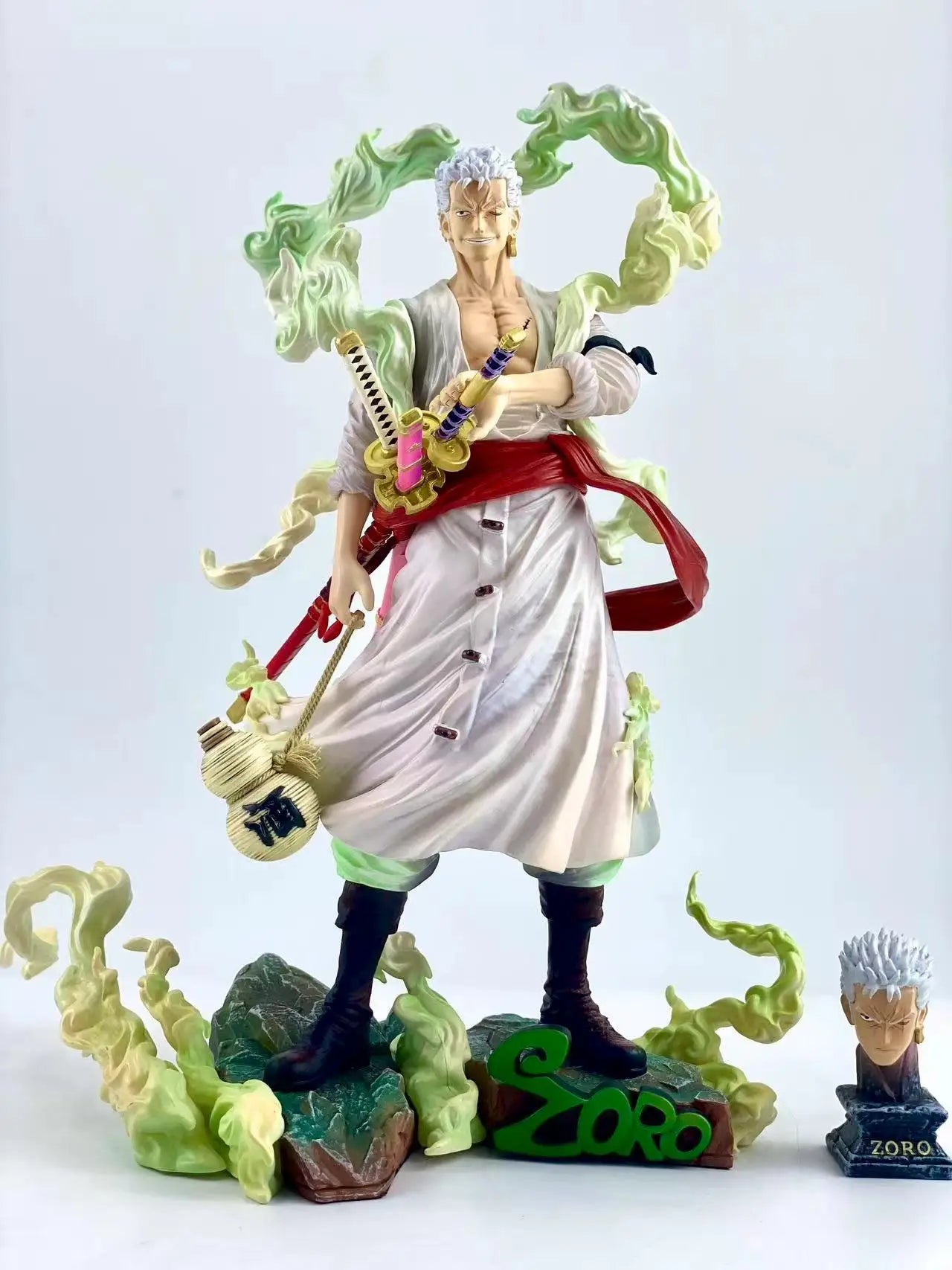 In Stock 28cm FIT Nika Zoro One Piece Anime Figure Collectible Model Statue Desktop Decoration Pvc Figurine gifts