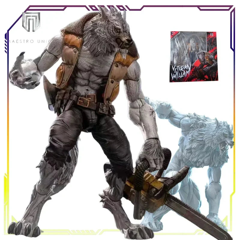 Maestro Union Original Fury Planet Series Werewolf Veteran William Action Figure Model Toys Model Handsome Model Boys Gift