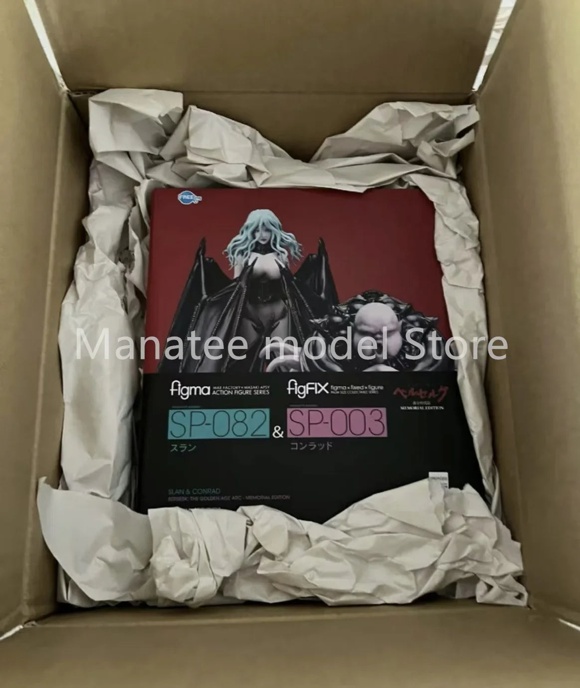 FREEing Original figma - Movie "Berserk" Slan & figFIX Conrad PVC Action Figure Anime Model Toys Collection Doll Gift