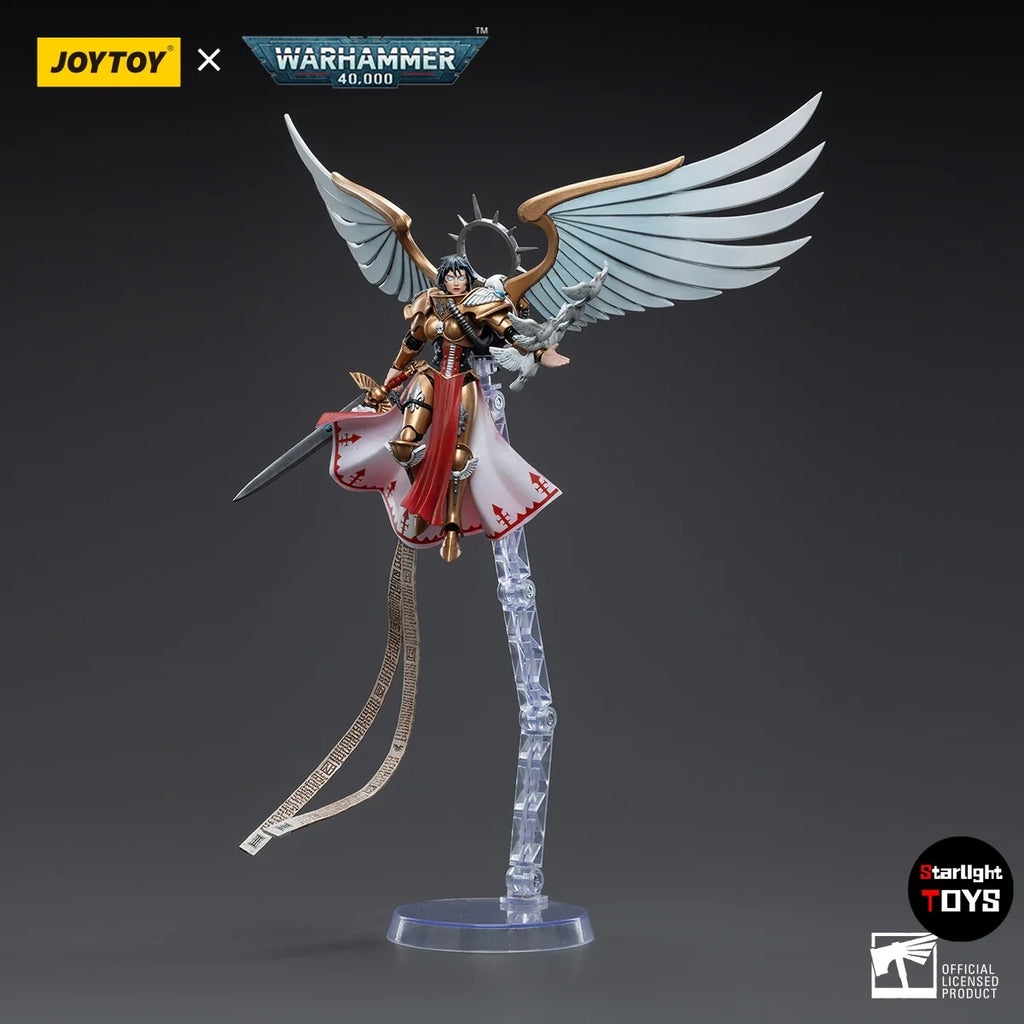 JOYTOY Warhammer 40K Adepta Sororitas Celestine The Living Saint Model Toy Gift 1/18 Action Figure