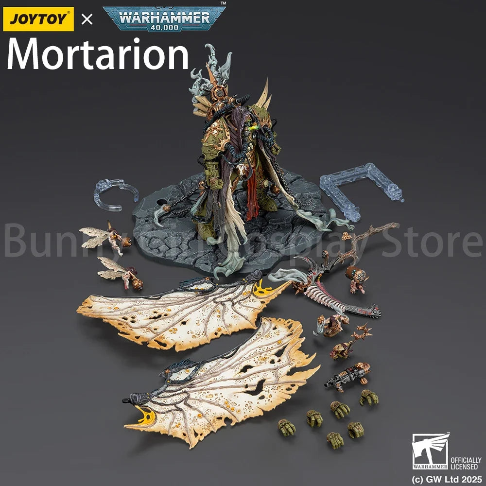 New Joytoy Warhammer 40k 1/18 Action Figure Mortarion Figures Daemon Primarch Of Nurgle Collection Statue Model Ornament Toys