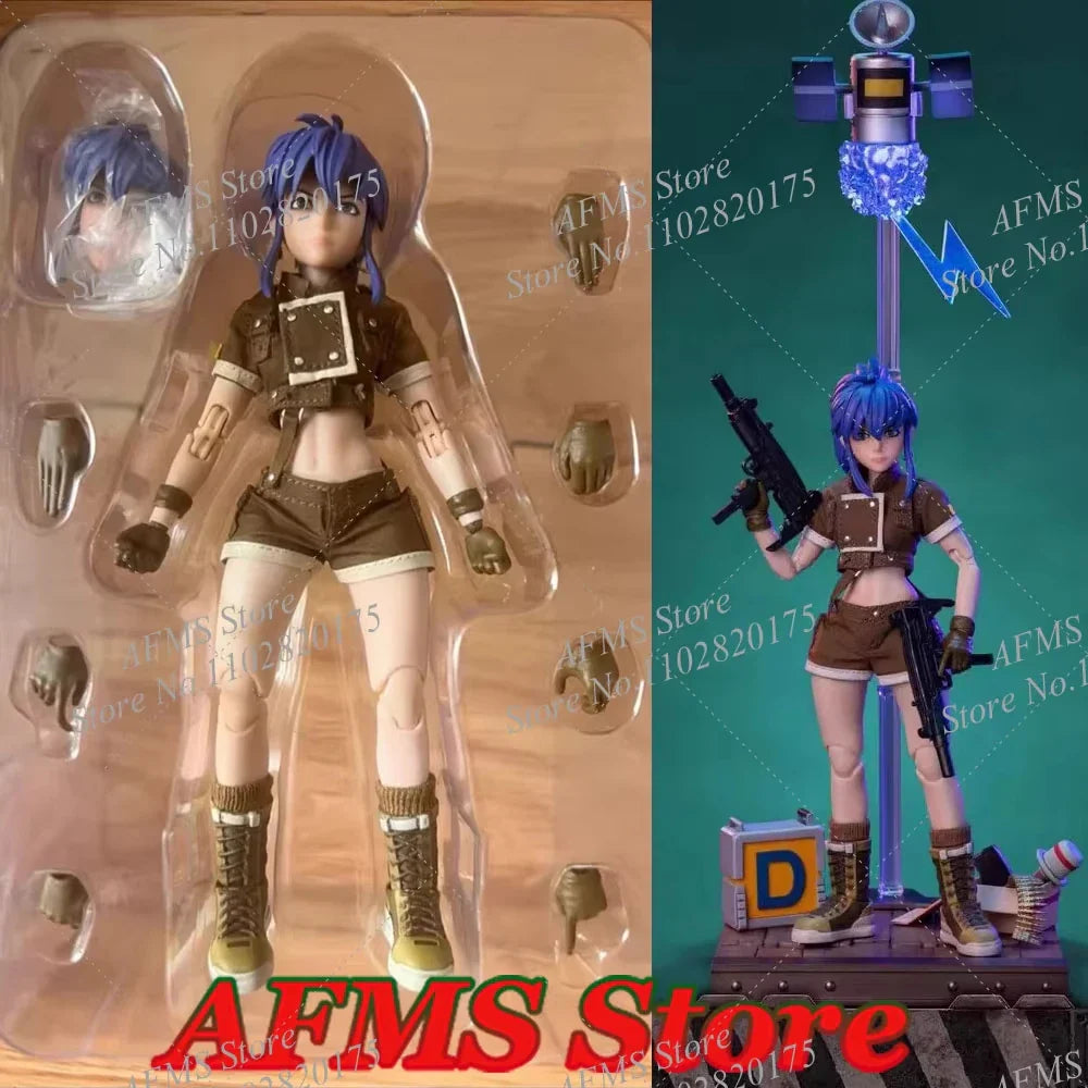 TUNSHI 1/12 Sammlerfigur Leona Heidern Anime Fighting Girl 6 Zoll Frauen Soldatin Actionfigur Modell