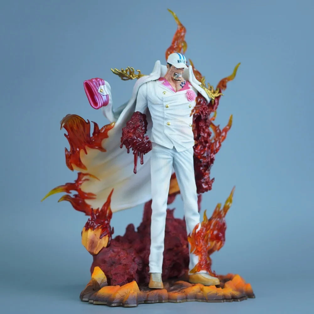 34cm/13.39in Anime One Piece Figure Sakazuki Action Figures Pvc Statue Desktop Ornamen Collection Model Toys Gifts