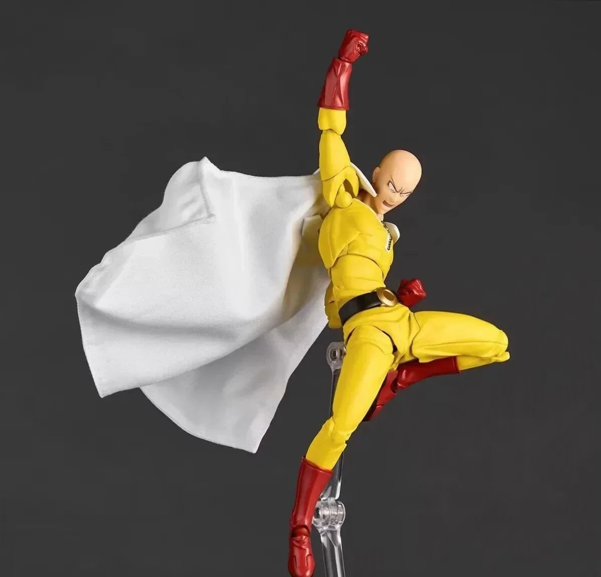KAIYODO Amazing Yamaguchi Revoltech ONE PUNCH-MAN Saitama Action Figure PVC Statue Anime Toy Ko Model Collection Decor Gift
