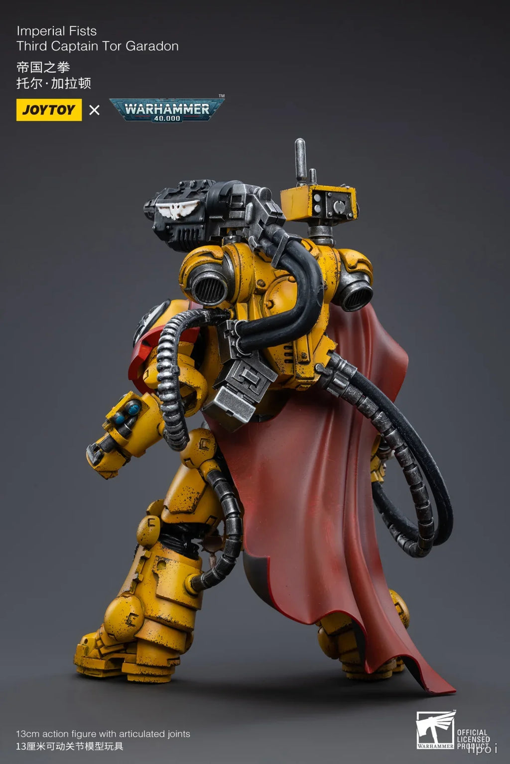 【FS】JOYTOY  Warhammer 40K  Scale 1/18 Action Figures Lmperial Fists Third Captain Tor Garadon  Models Toys Gifts