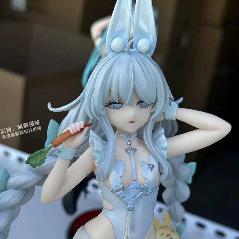 Azur Lane Loli Vichya "Lazy Bunny" Figure - White Bunny Girl Standing Pose Statue