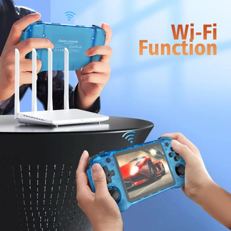 FUNKIDDY R46H  Handheld Video Game Console Retro Game Open-Source ARKOS 2.0 4.2 Inch IPS Screen 128G 20000+ Gaming Kids gifts