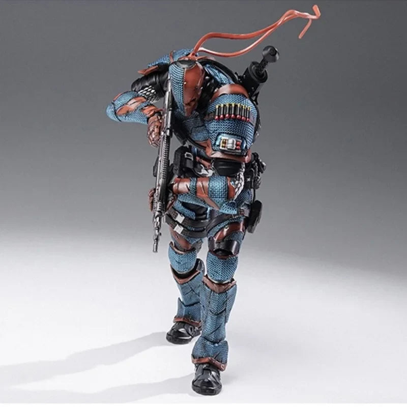 New Original Lpzz Toy Deathstroke Arkham Knight Finished Module 1/12 Scale Dc002 PVC GK Deathstroke Action Anime Figure Gift Toy