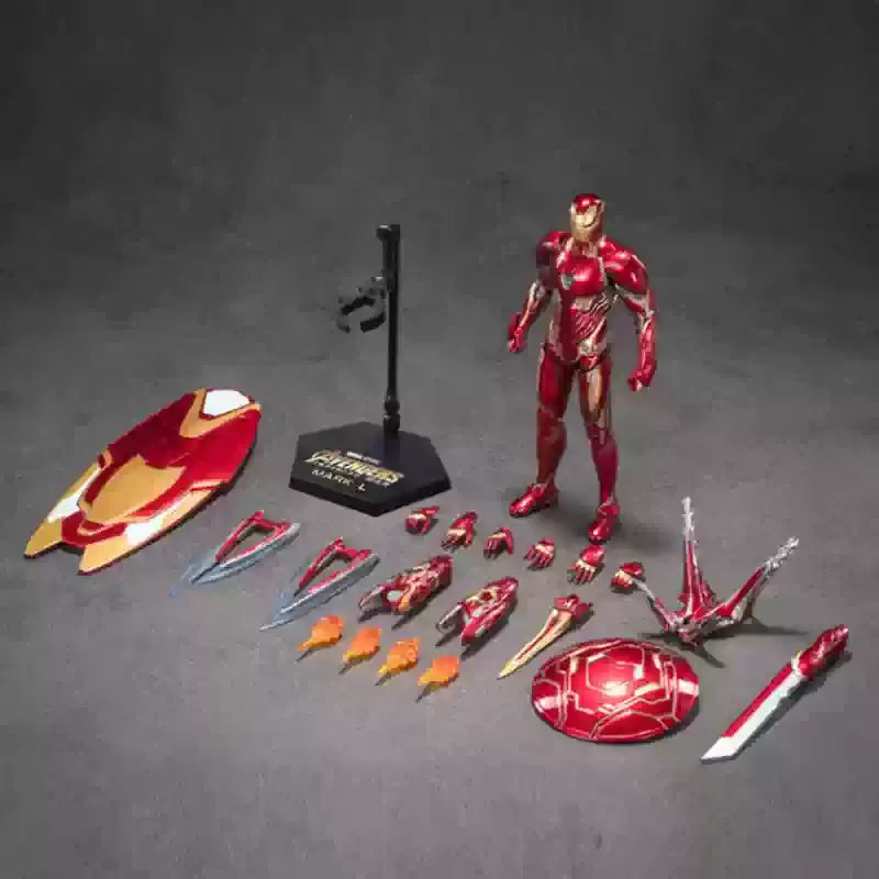 Heißes Marvel Mk50 Iron Man Bewegliches Mechanisches Spielzeugmodell Geschenk für Jungen Geburtstag Sammlerstück Actionfiguren Spielzeug