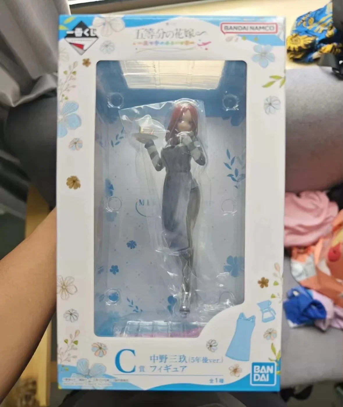 Original Bandai Ichiban Kuji Nakano Ichika Nakano Nino Nakano Miku Collectible The Quintessential Quintuplets Anime Figure Gift
