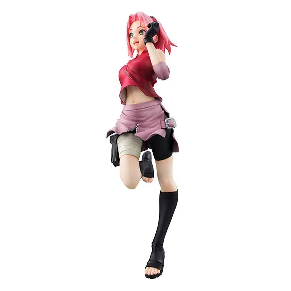 In Stock Megahouse GALS NARUTO Shippuden Haruno Sakura New Original Anime Figure Model Toy for Boy Action Figures Collection Pvc