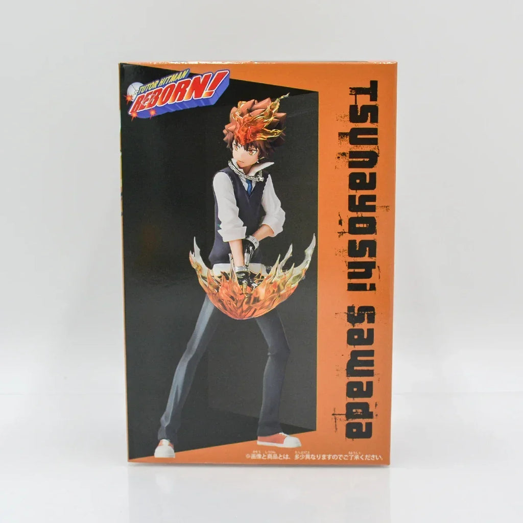 34cm Reborn! Tsunayoshi Sawada Anime Figure Sawada Tsunayoshi Action Figure Katekyou Hitman REBORN! Figurine Model Doll Toy Gift