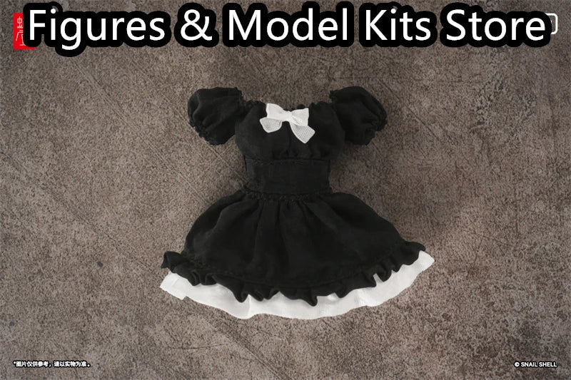 【Vorverkauf】 Schneckenhaus Schwarzes Seiden-Puffärmelkleid 1/10 1/12 Action Modell Sammlerfiguren Spielzeug