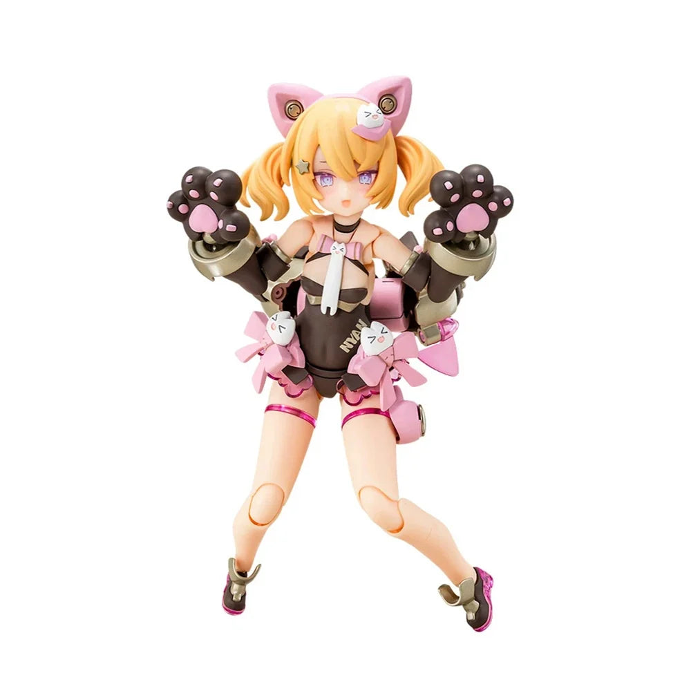 Kotobukiya KP801 Puni Mofu Kuro Mao Black Cat Machine Girl Assemble Action Figureals Model