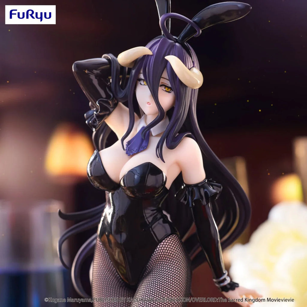 In Stock Original FuRyu Prepainted BiCute Bunnies Overlord Albedo Black Ver. Anime Figure Model Decoration Voluptuous Collection