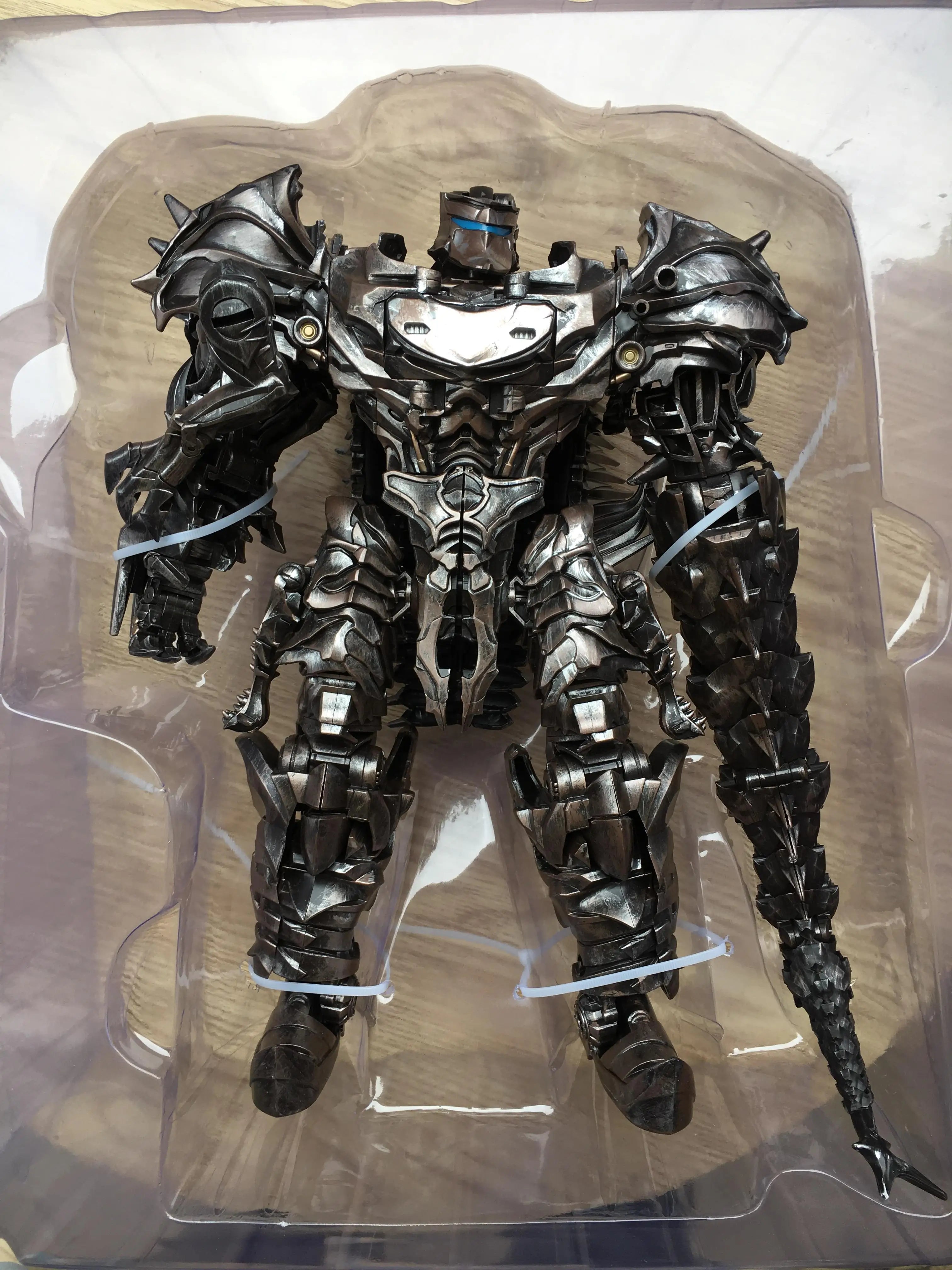 AOYI LS11 AM01 Transformation Action Figur 35cm Scorn Dinobots Ancient Behemoth Dinosaur Anime Figure Model Toy