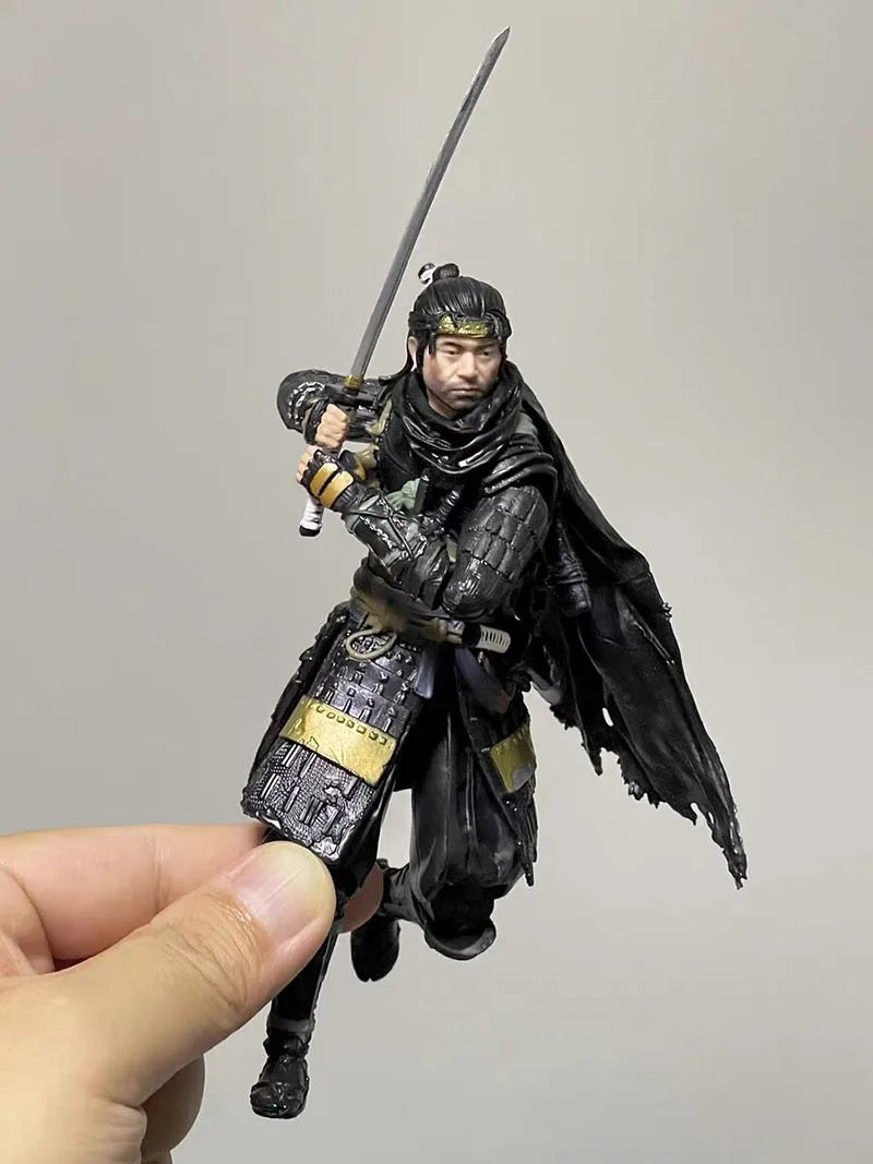Ghost of Tsushima Model Game Jin Sakai Action Figuras JIN SAKAI Samurai Figure Toys Anime Peripheral Movable Manga Figurine Gift