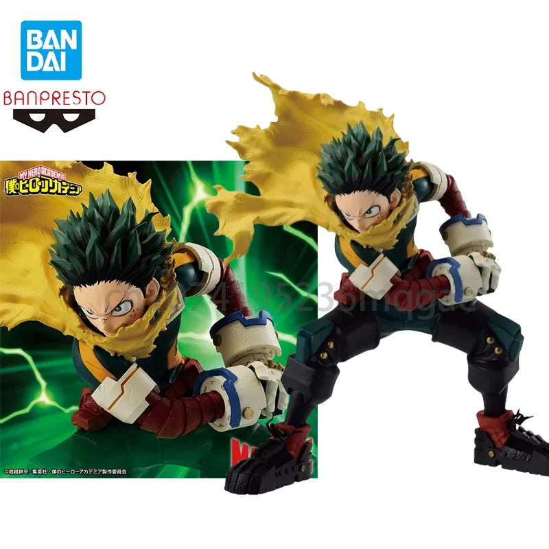 In stock Bandai BANPRESTO My Hero Academia MAXIMATIC IZUKU MIDORIYA Anime Action Figures Model Toy Ornaments Gift Original