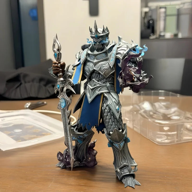 Original In Stock BROTOYS Dark Storm Prince Anduin Blackened Version PVC Movable Figure Model Desktop Collectible Toys Gifts