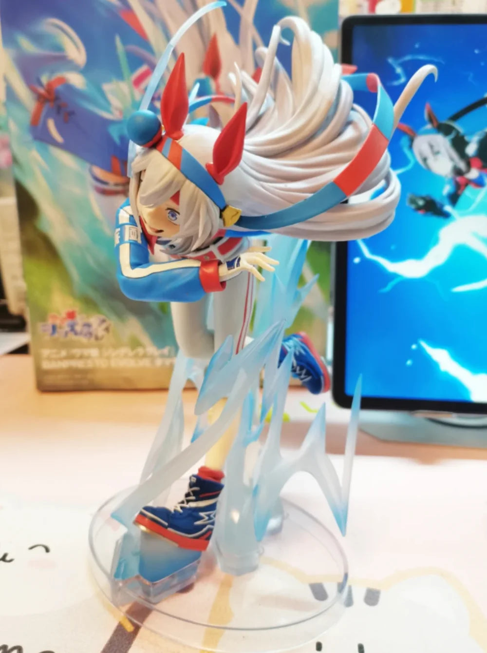In Stock Bandai Banpresto Evolve Pretty Derby Tamamo Cross Oguri Cap Anime Collectible Model Desktop Decoration Birthday Gift